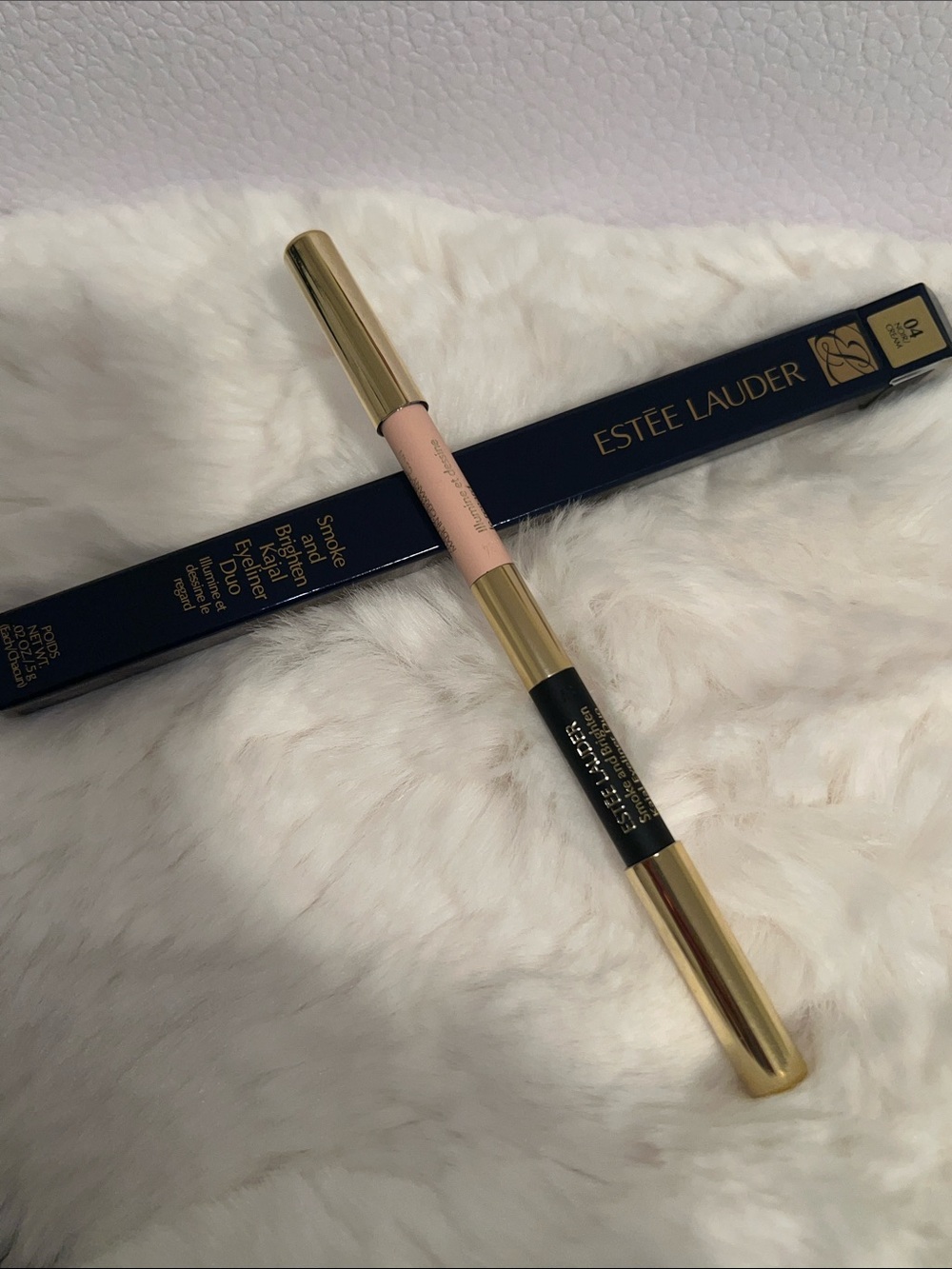 Estee Lauder Smoke and Brighten Kajal Eyeliner Duo - 04 Noir-Cream